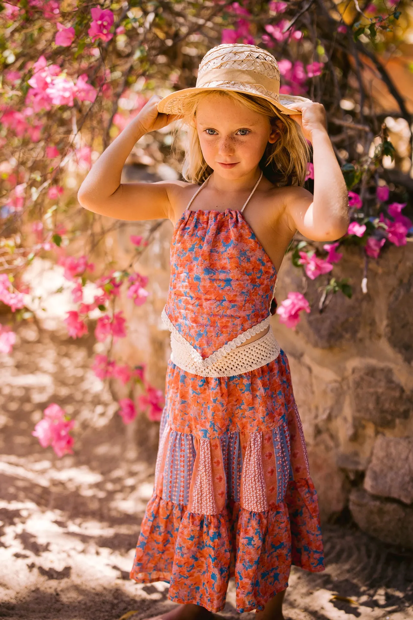 Mini Gypsy Aqua Skirt