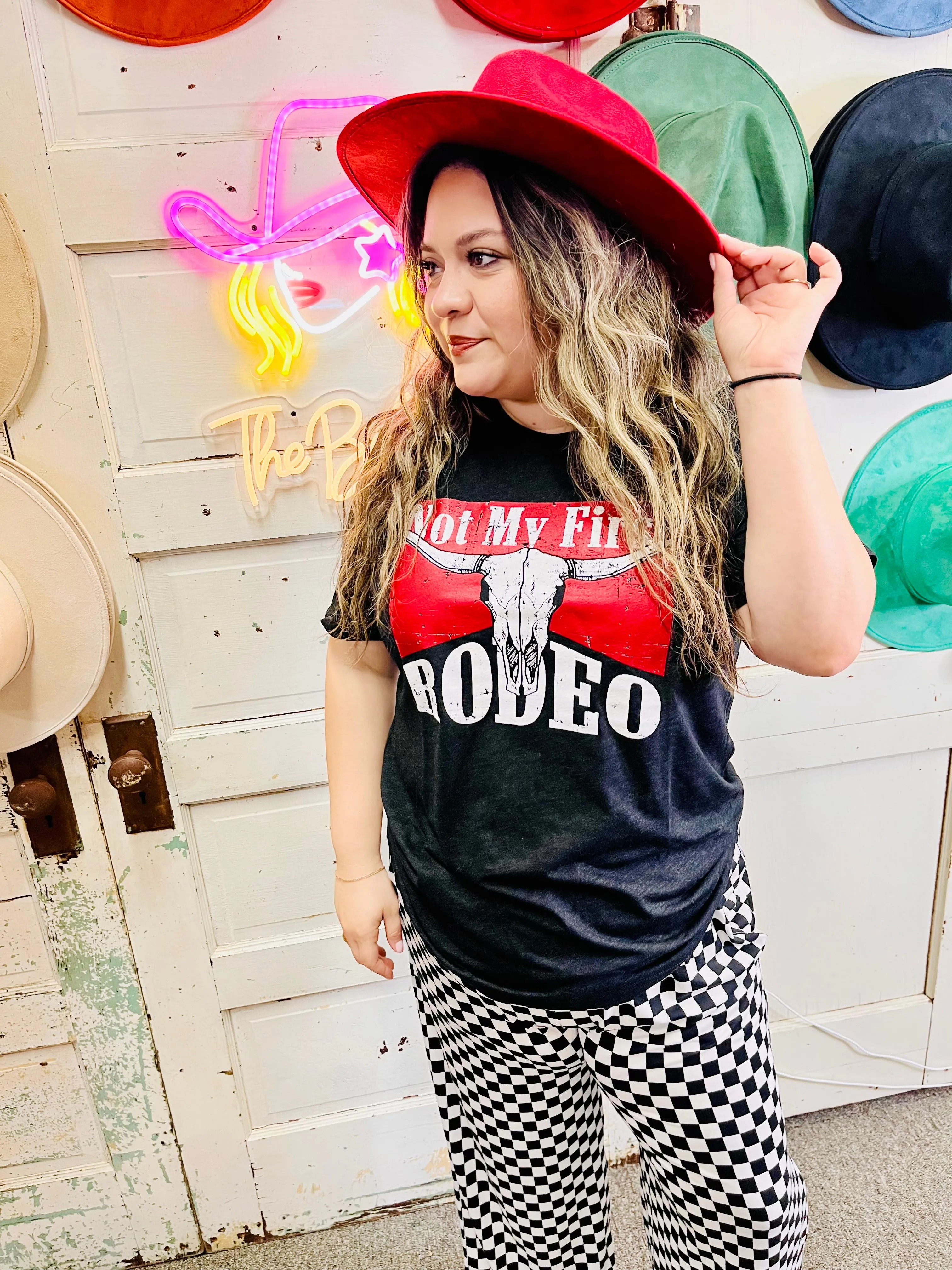 Not My First Rodeo tee
