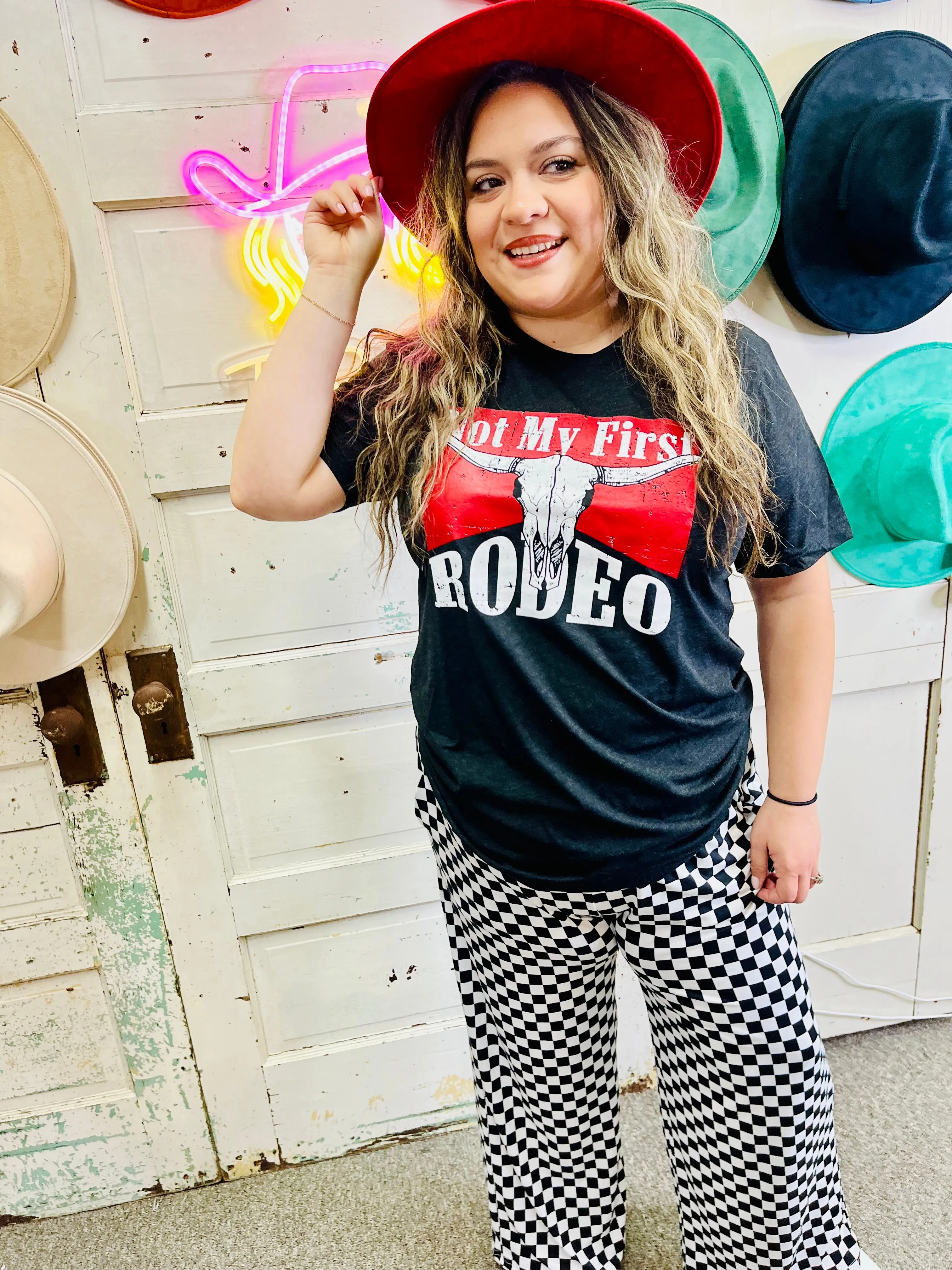 Not My First Rodeo tee