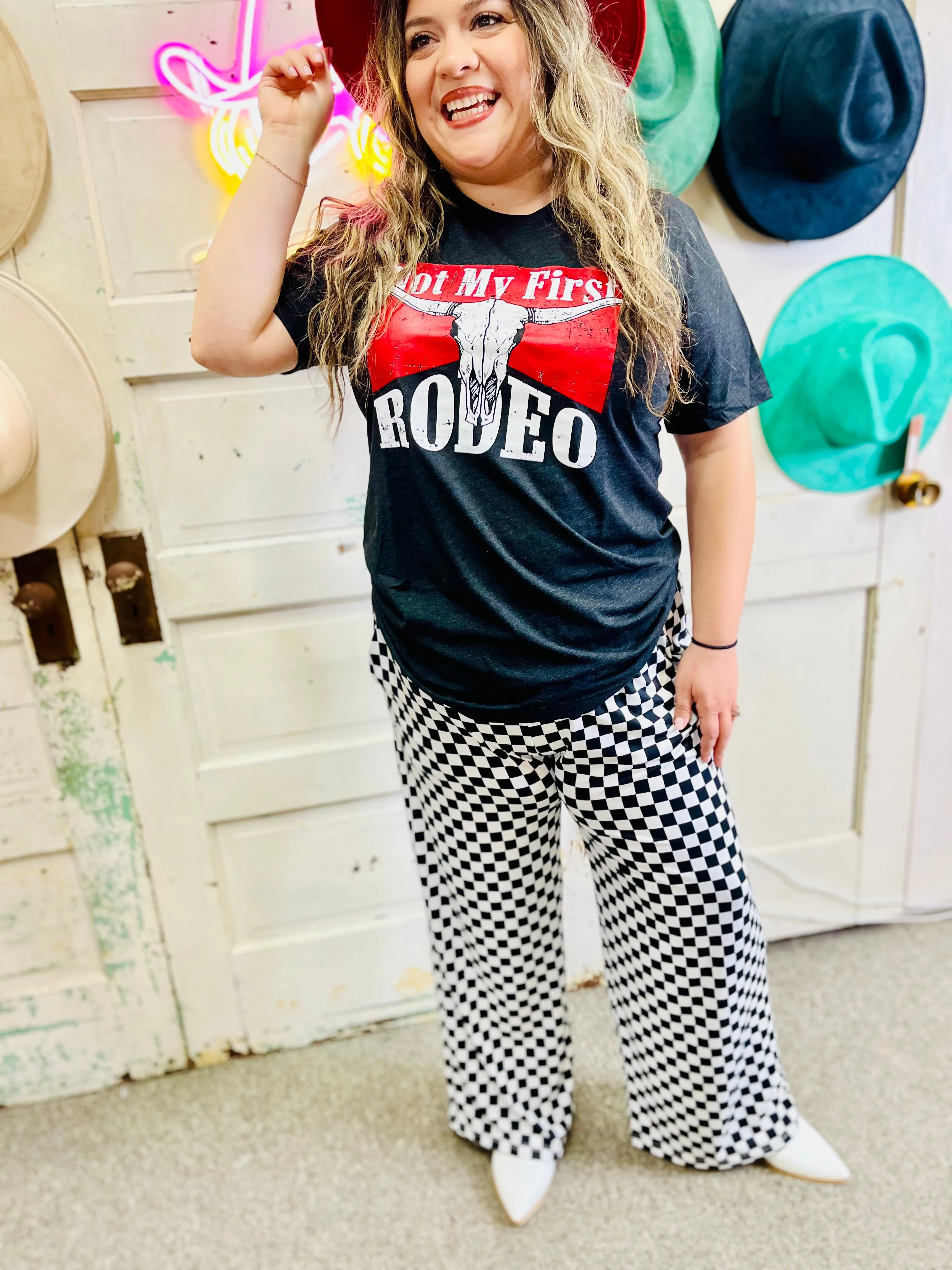 Not My First Rodeo tee