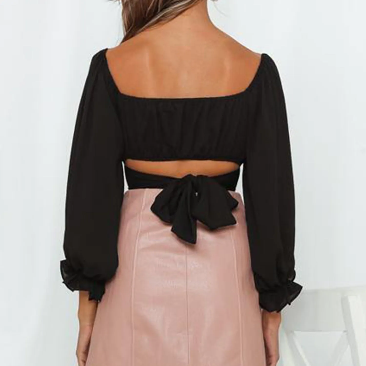 Off Shoulder Long Sleeve Top