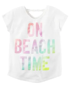 On Beach Time Graphic Tee