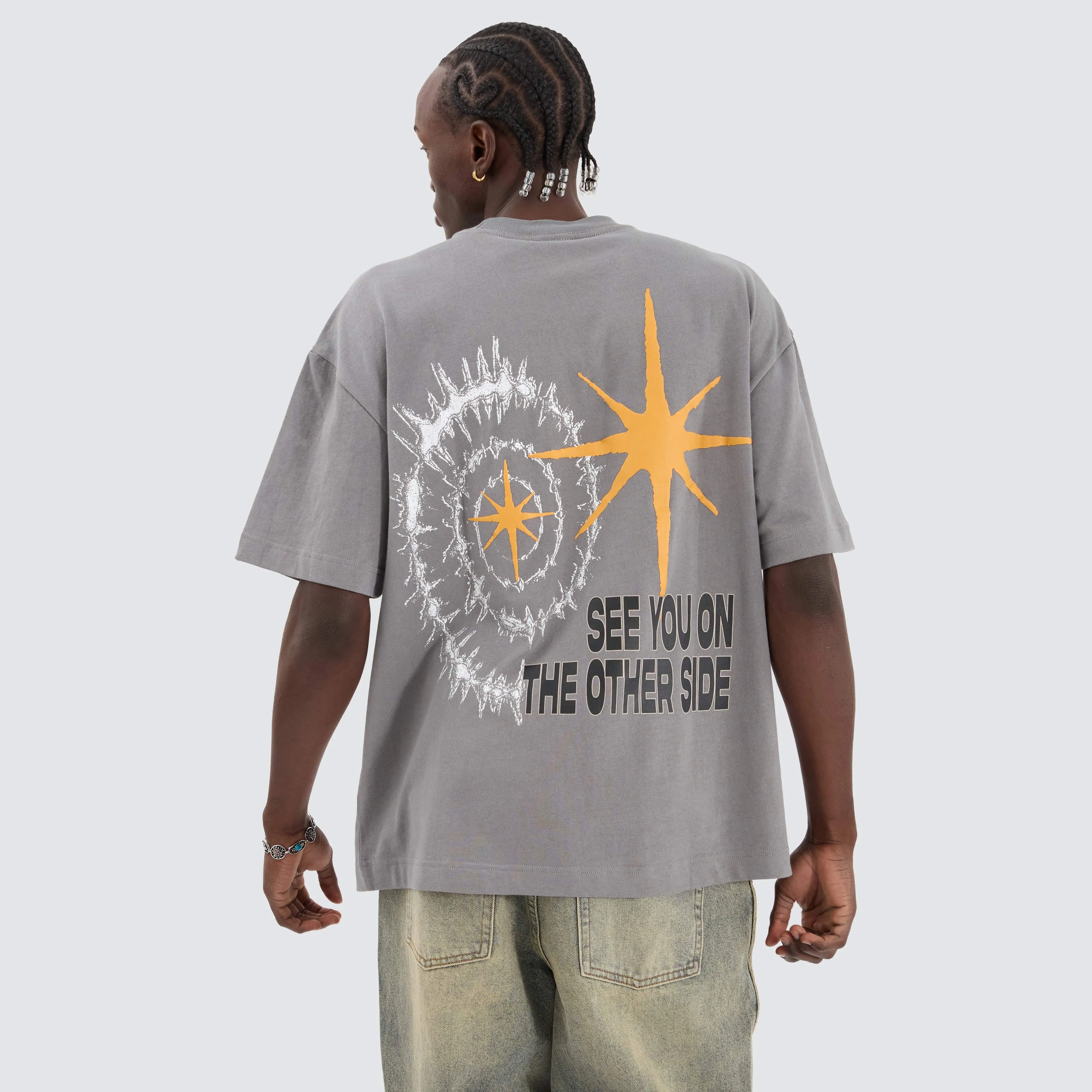 Other Side Street Tee Pigment Steel Grey