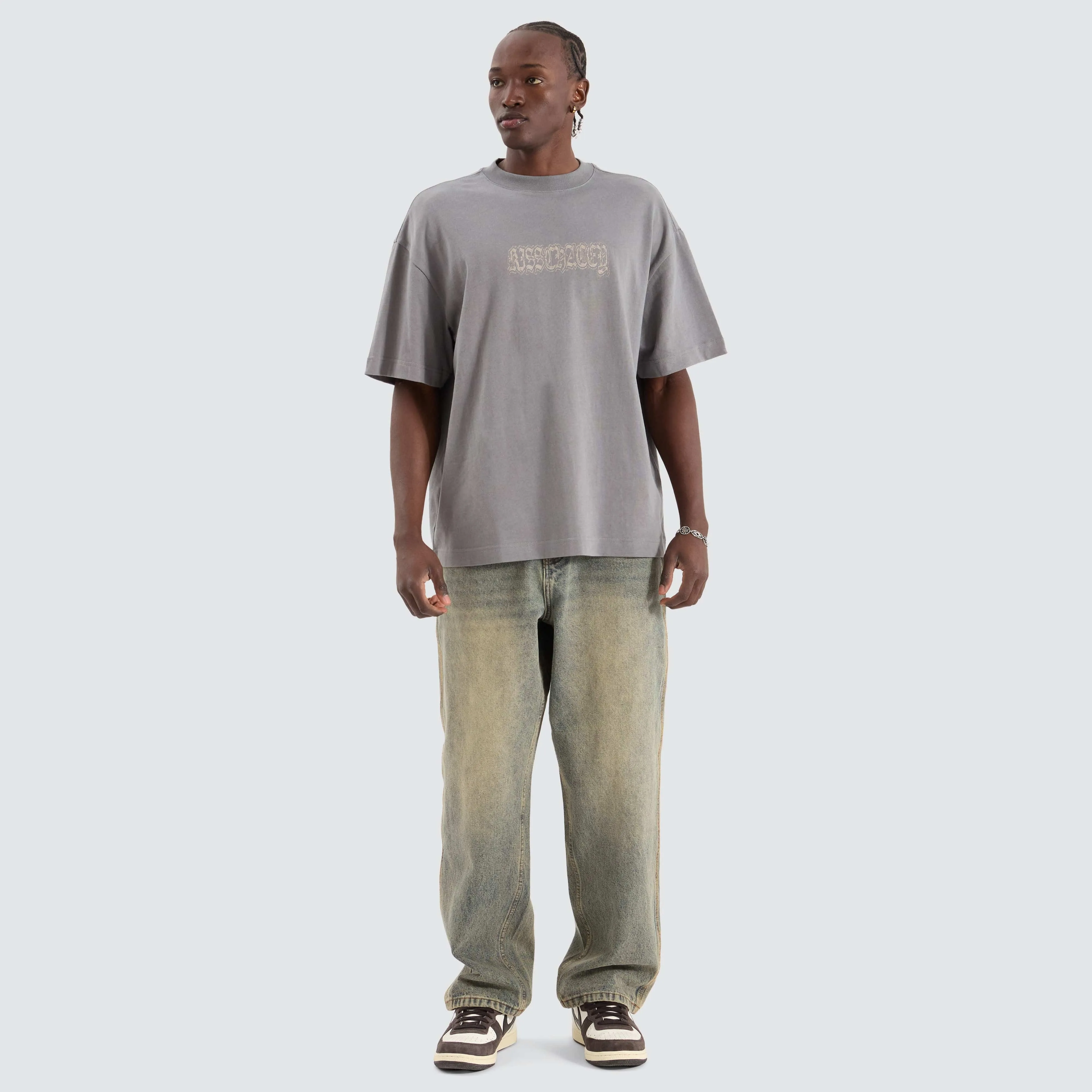 Other Side Street Tee Pigment Steel Grey