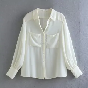 Pankh Tia Chiffon Shirt