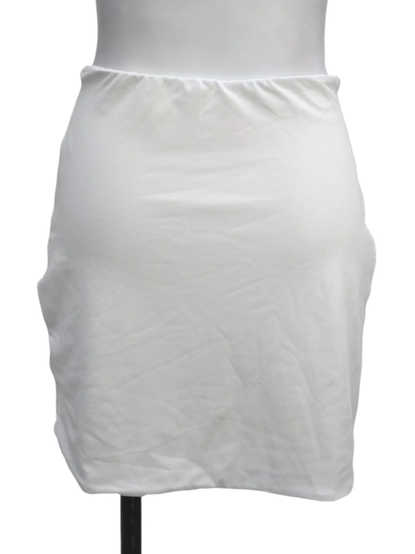 Pearl White Mini Skirts