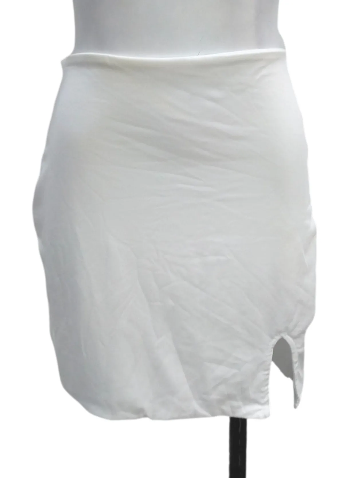 Pearl White Mini Skirts