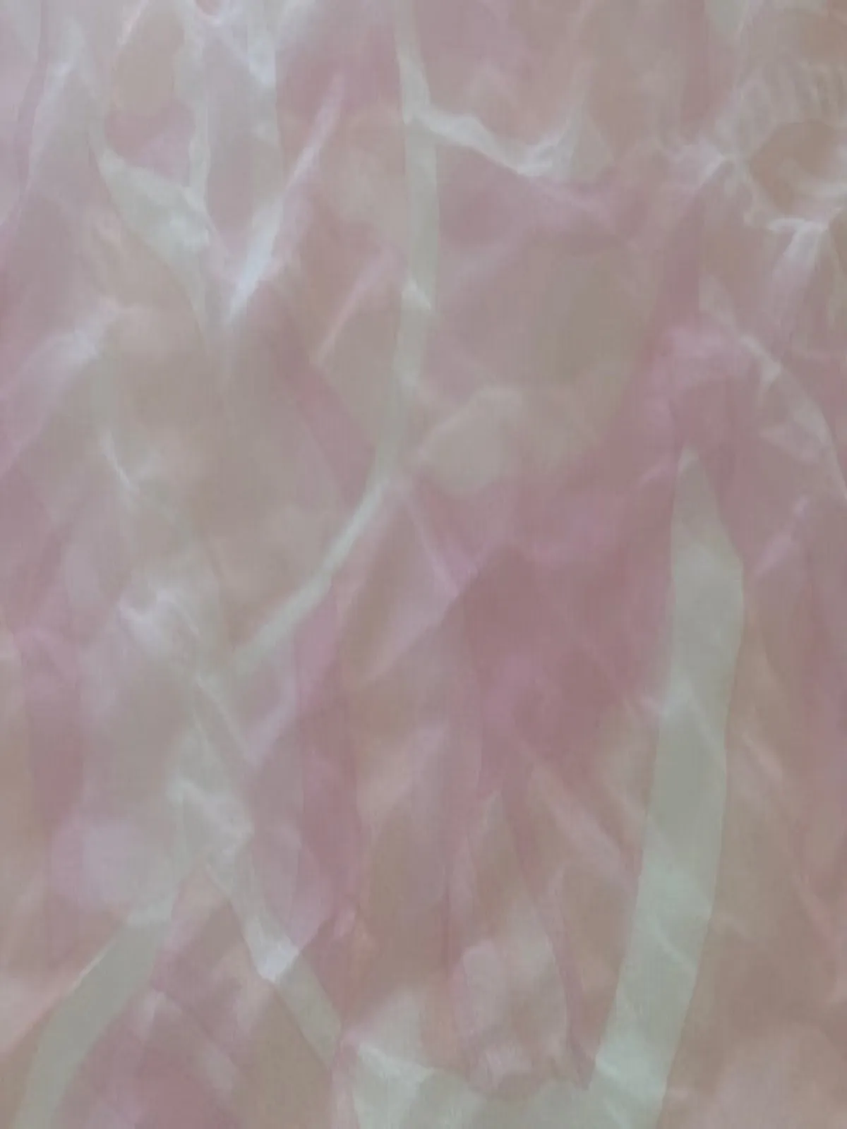 Pink & Coral Abstract Print on Yoryu Silk Chiffon