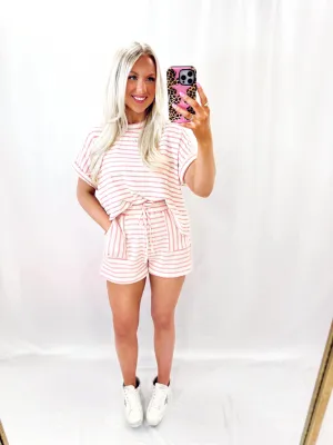 Pink Striped TOP