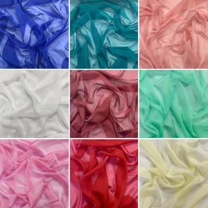 Plain Chiffon Fabric - Full 23m Roll