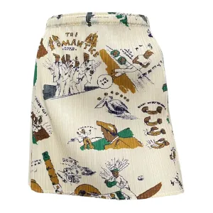 PLEATS PLEASE ISSEY MIYAKE × TERRY JOHNSON Fall Winter 2013 Print Pleated Mini Skirt