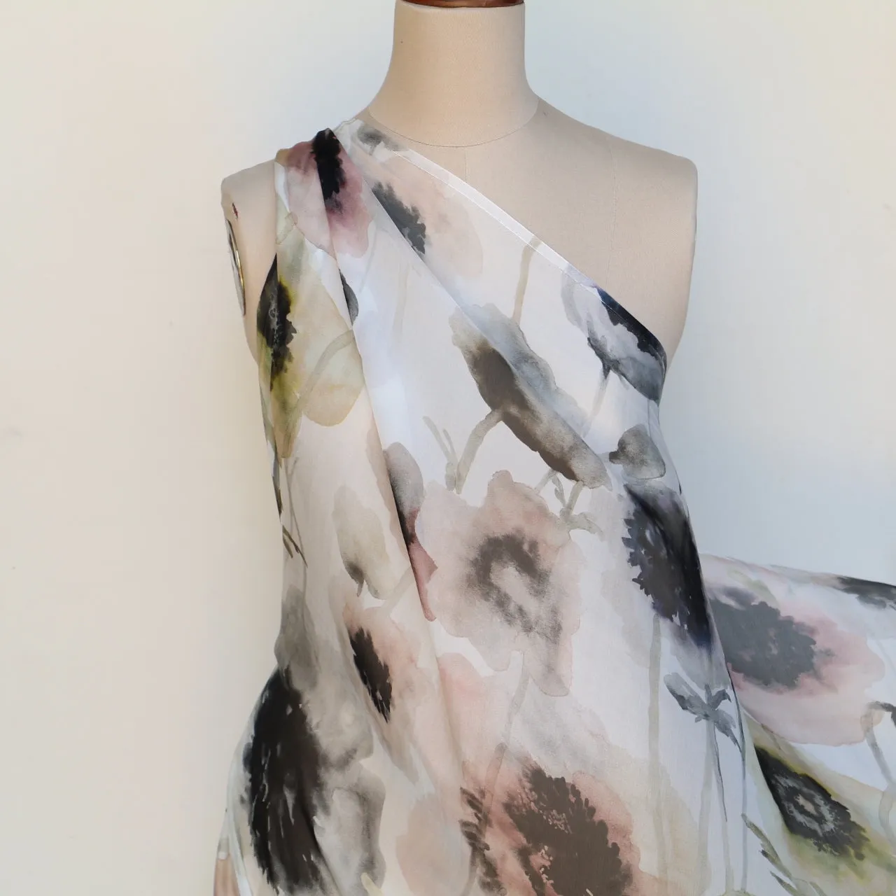Poppy Impressions Silk Chiffon
