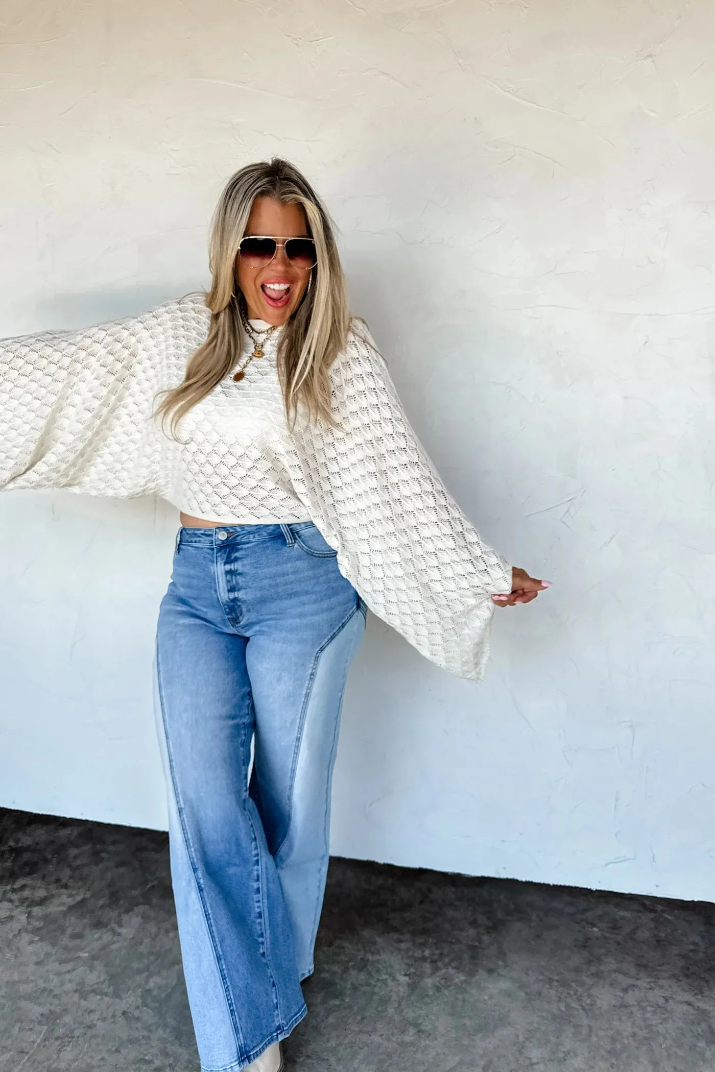 {Pre-Order} Free Spirt Bell Sleeve Top- 3 colors!