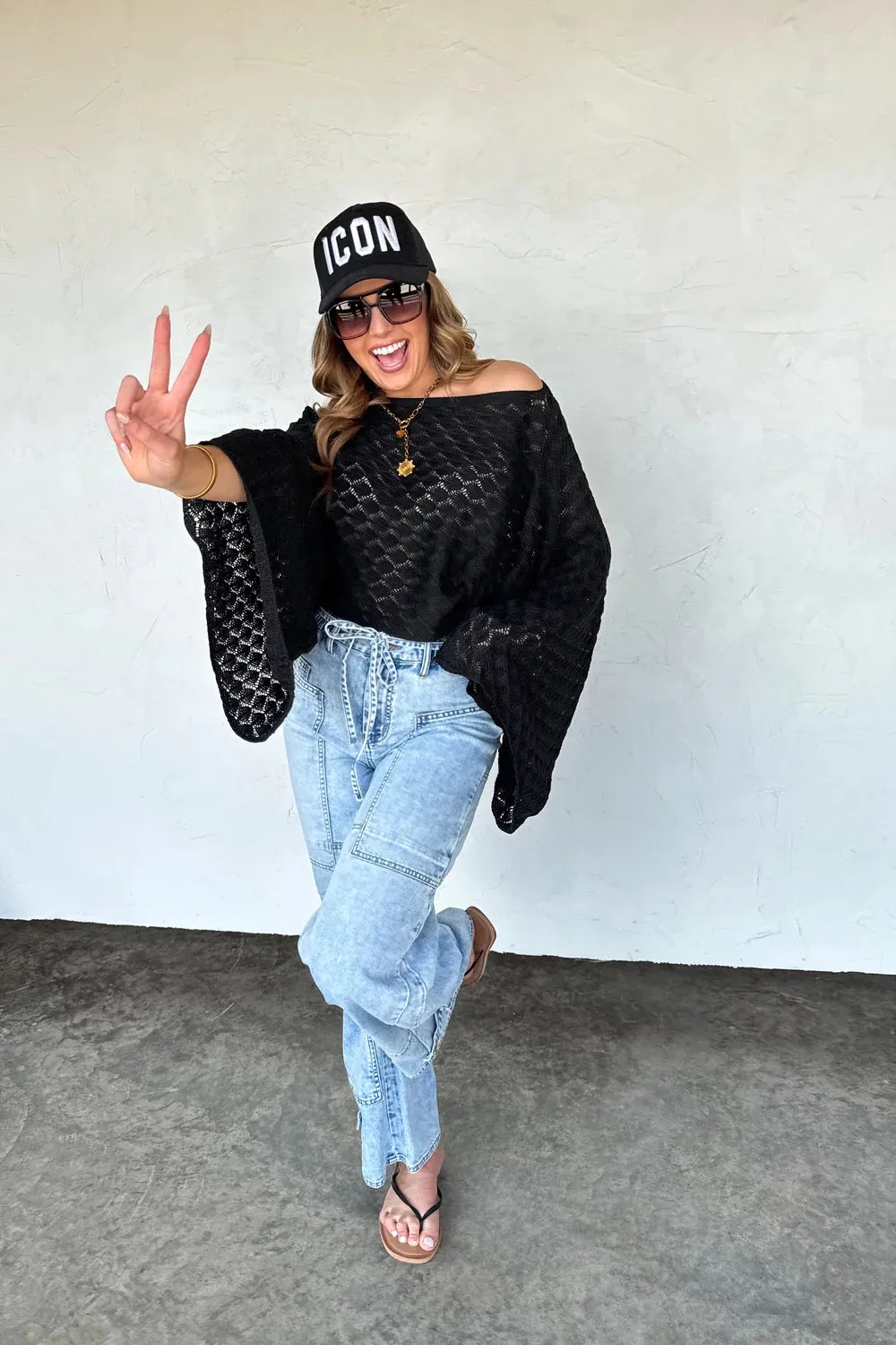 {Pre-Order} Free Spirt Bell Sleeve Top- 3 colors!