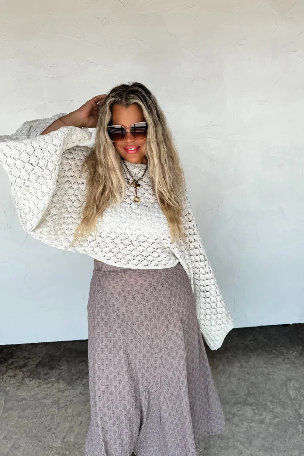 {Pre-Order} Free Spirt Bell Sleeve Top- 3 colors!