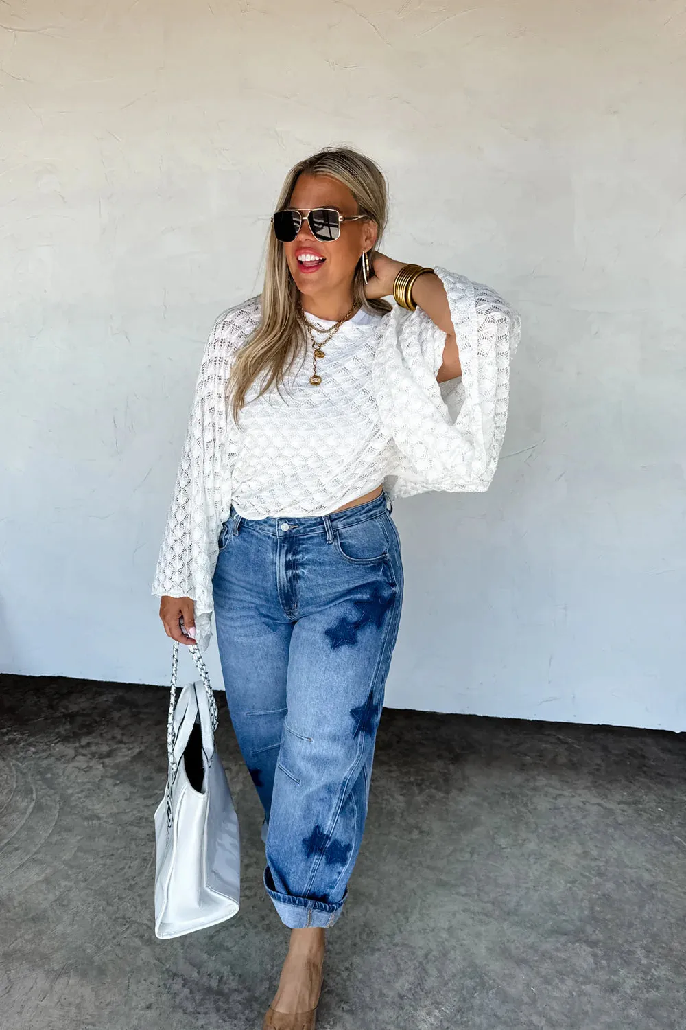 {Pre-Order} Free Spirt Bell Sleeve Top- 3 colors!