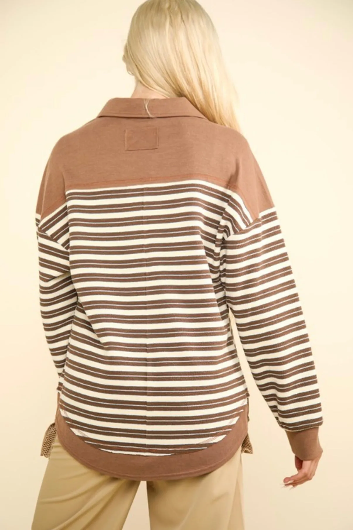 Relaxed Causal Striped Knit Tops - 2 Colors! - FINAL SALE