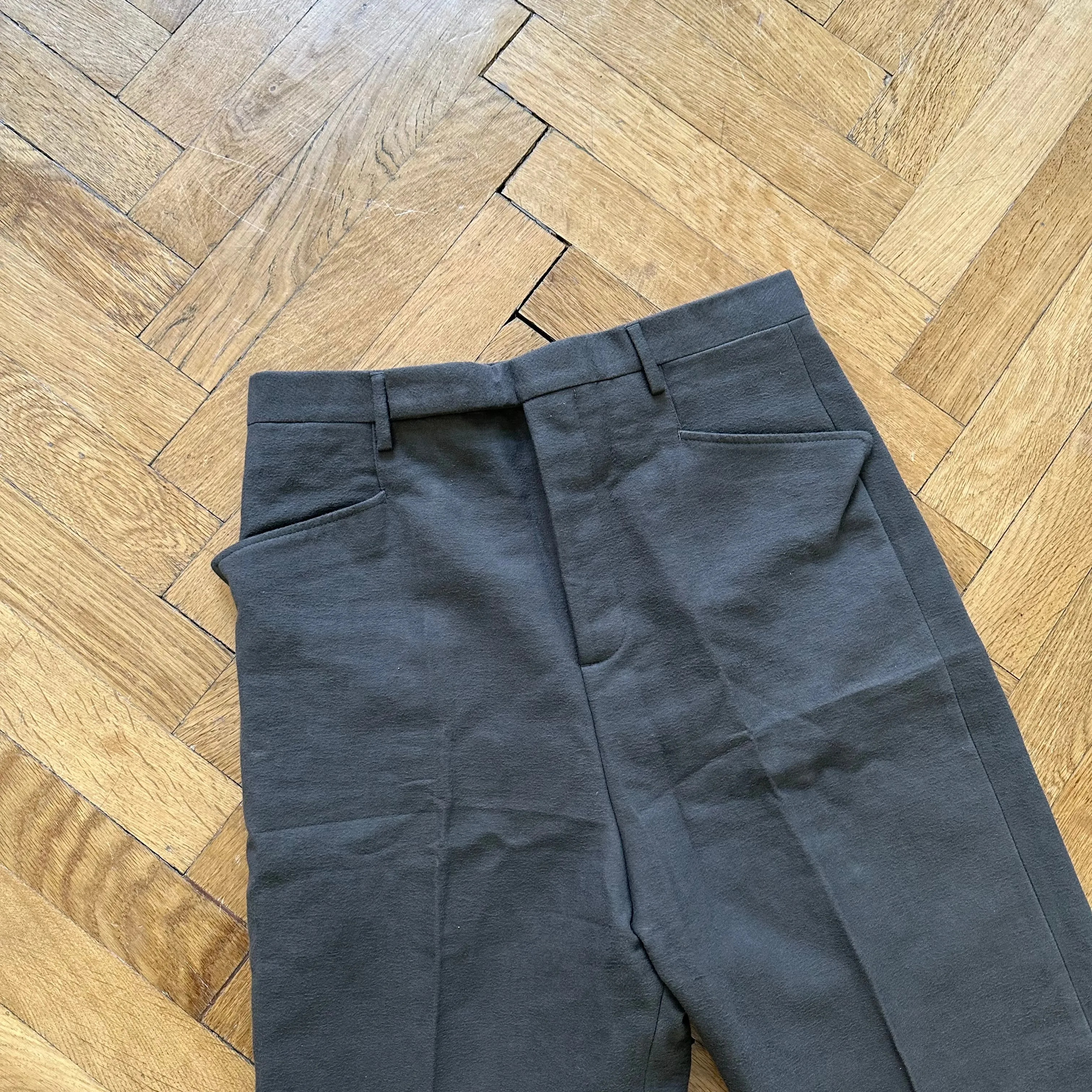 Rick Owens FW17 Oversized Cotton Silk Pants
