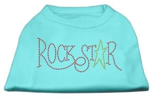 RockStar Rhinestone Shirts Aqua XS (8)