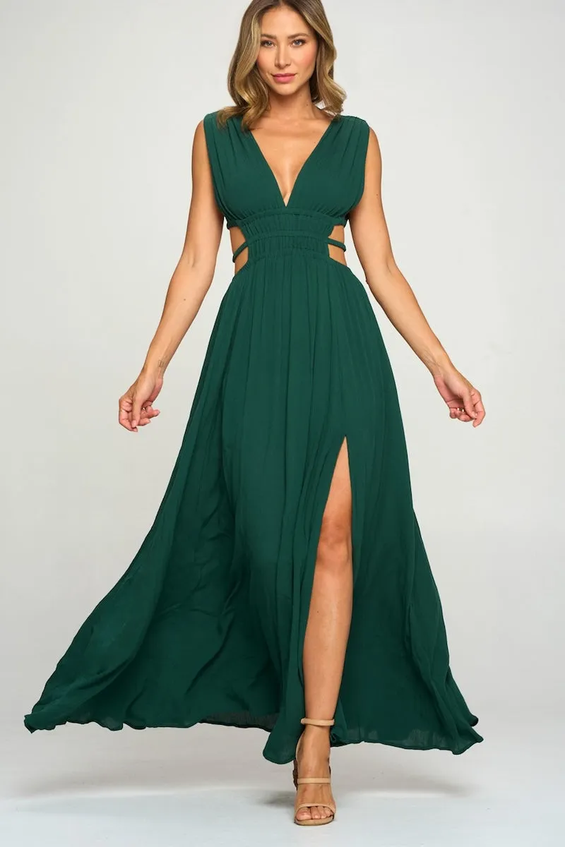 Scarlett Solid Maxi Dress