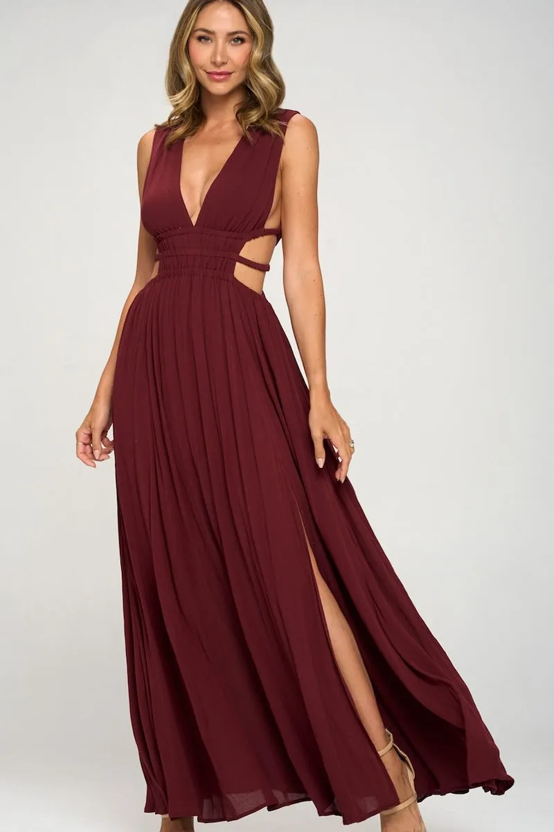 Scarlett Solid Maxi Dress