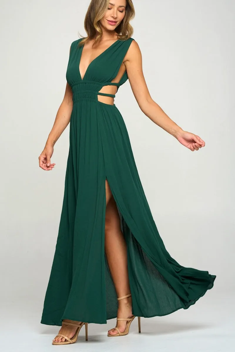Scarlett Solid Maxi Dress