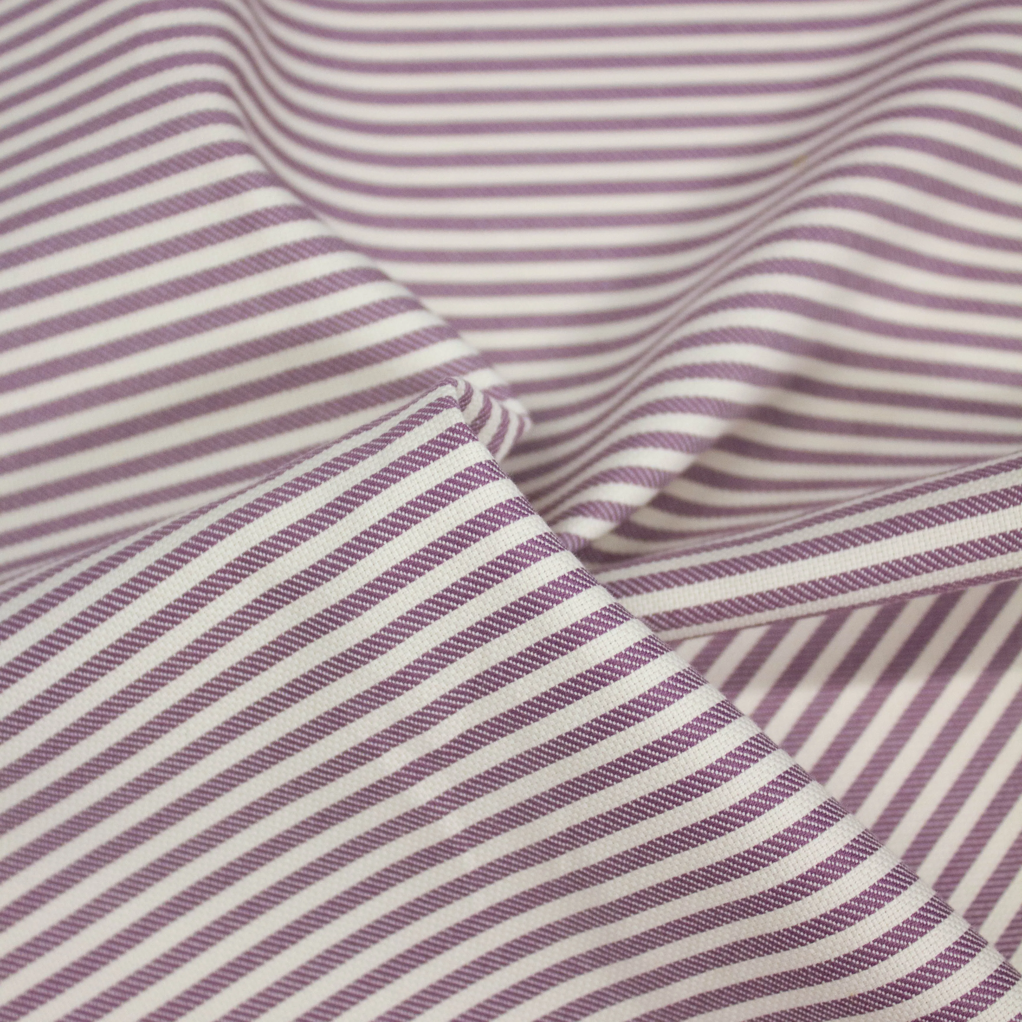 Seon Mauve Purple Striped Cotton