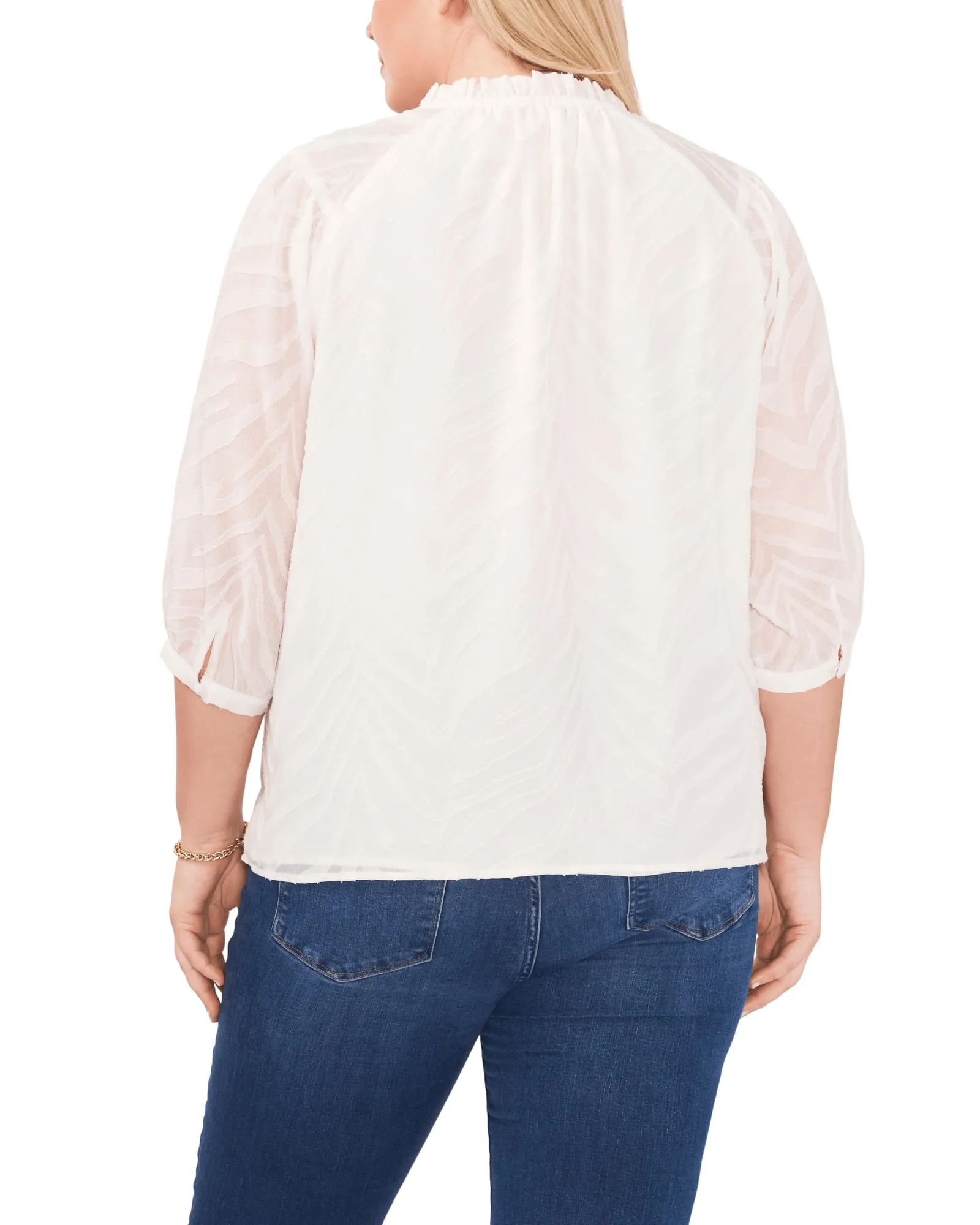 Serenity Puff Sleeve Blouse | NEW IVORY