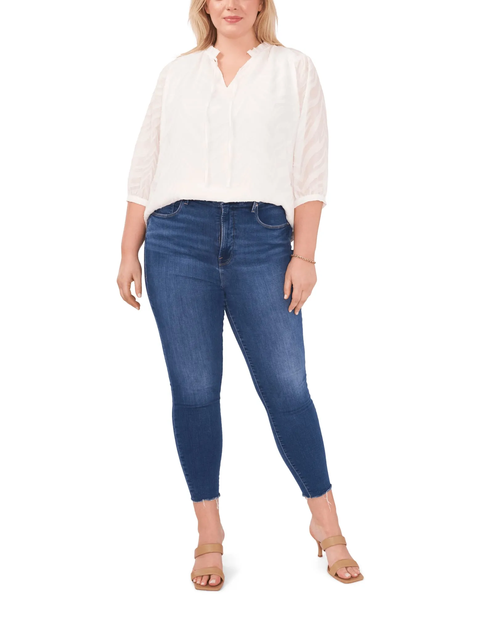 Serenity Puff Sleeve Blouse | NEW IVORY