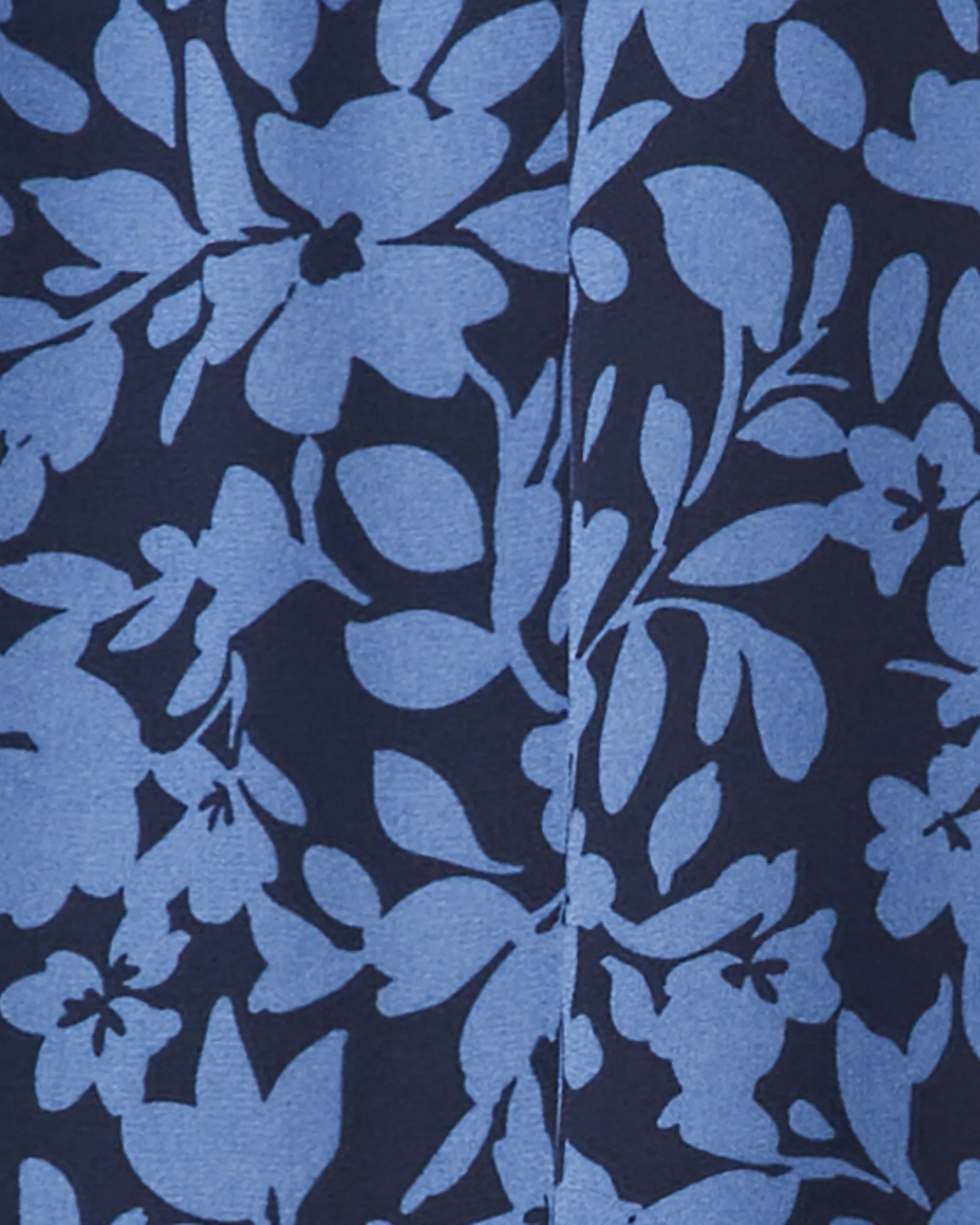 Shadow Bouquet Flutter Sleeve Blouse | VINTAGE BLUE