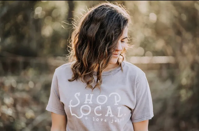 Shop Local Love Jesus Graphic