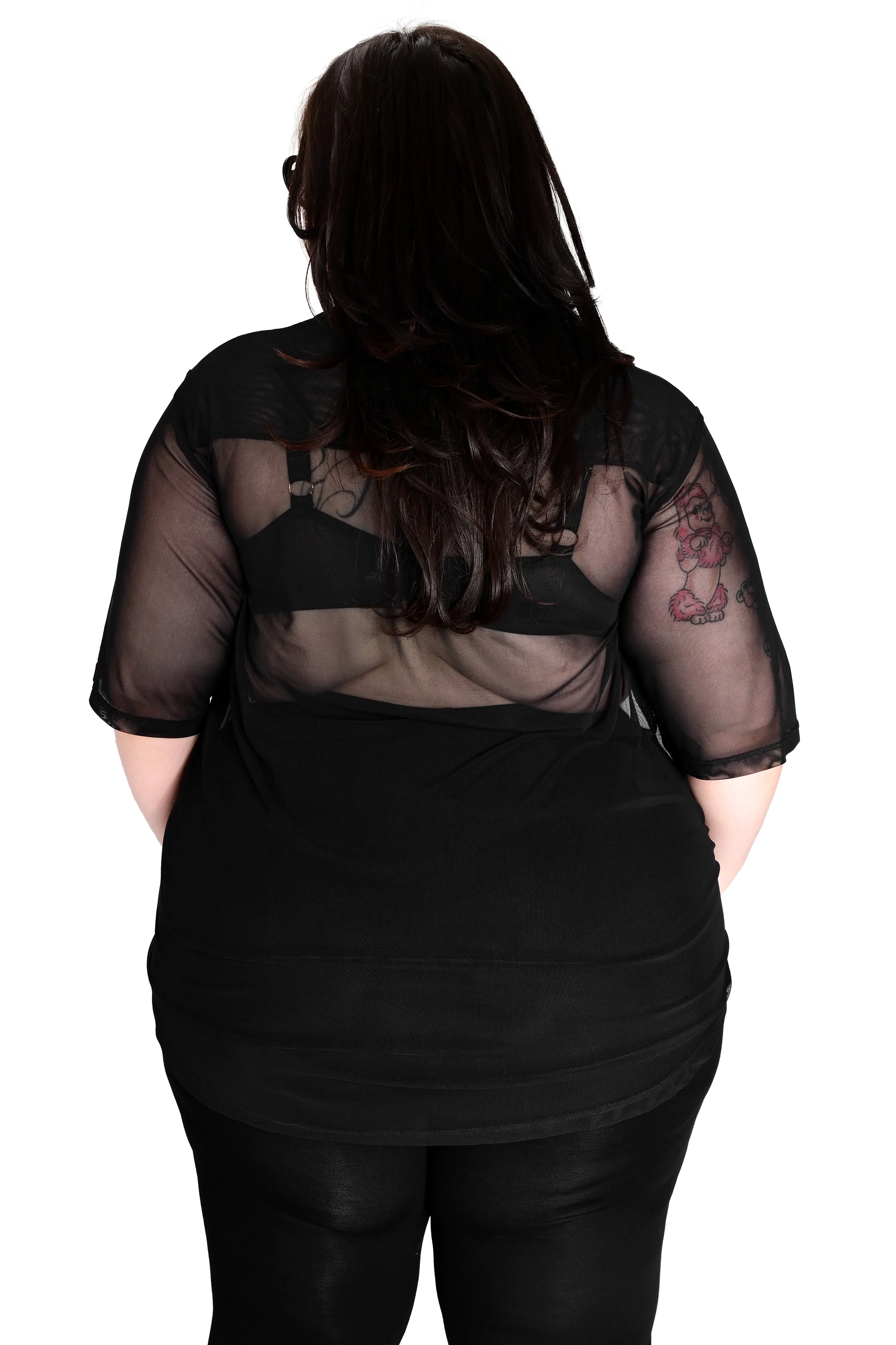 Short Sleeve Mesh Memphis Oversized Shirt