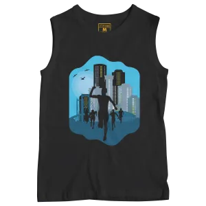 Sleeveless Drifit Shirt: City Running