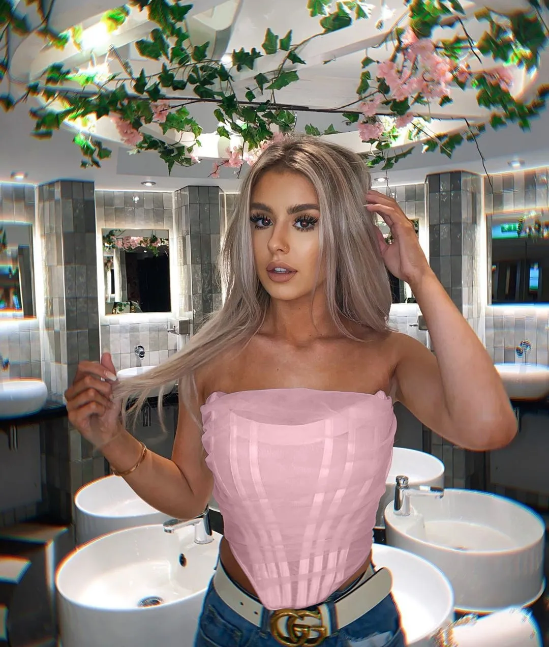 Sleeveless Fashion Strapless Bustier Corset Crop Top