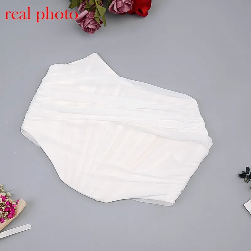Sleeveless Fashion Strapless Bustier Corset Crop Top