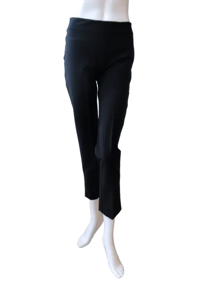 Slim Cut Silk Stretch Pants