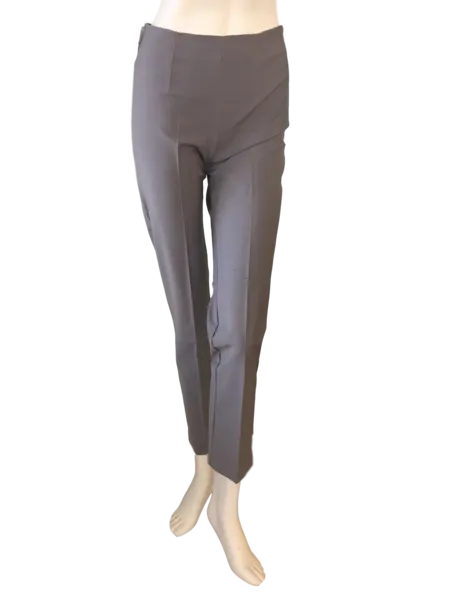Slim Cut Silk Stretch Pants