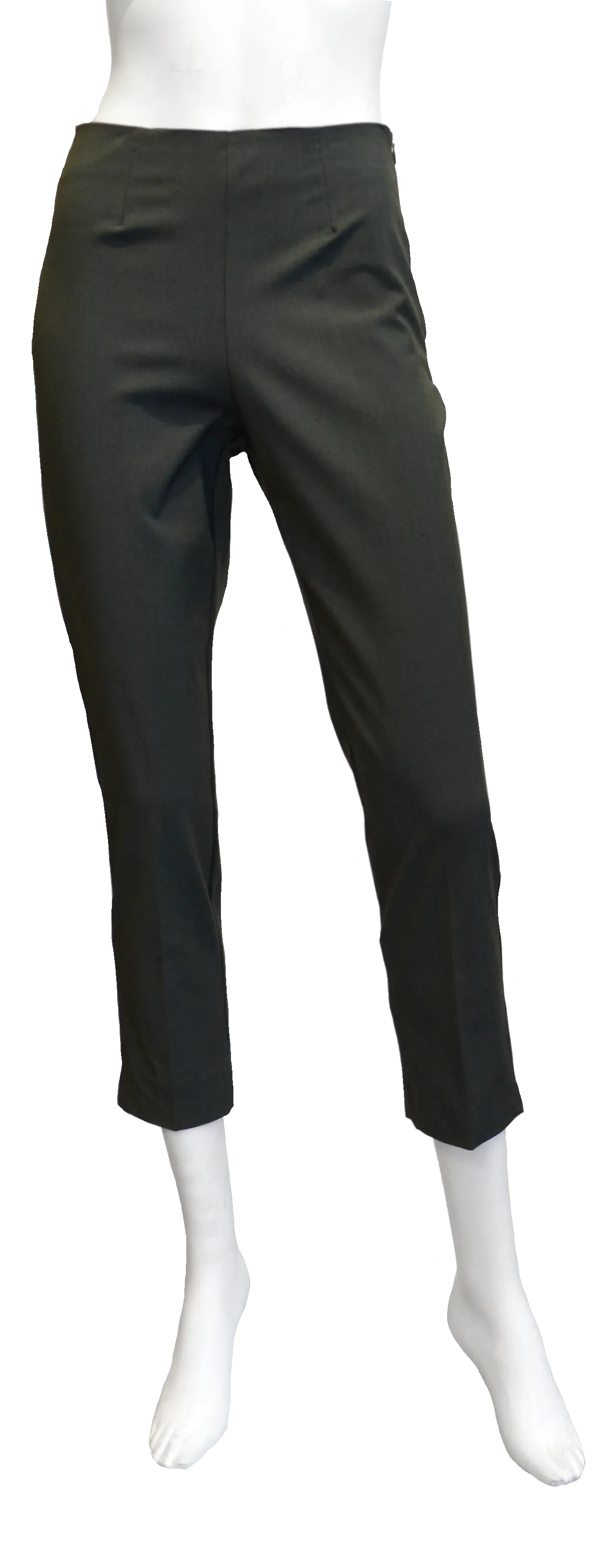 Slim Cut Silk Stretch Pants