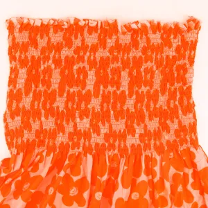 Smocking Cotton Voile - LUNA - 001 -Tangerine