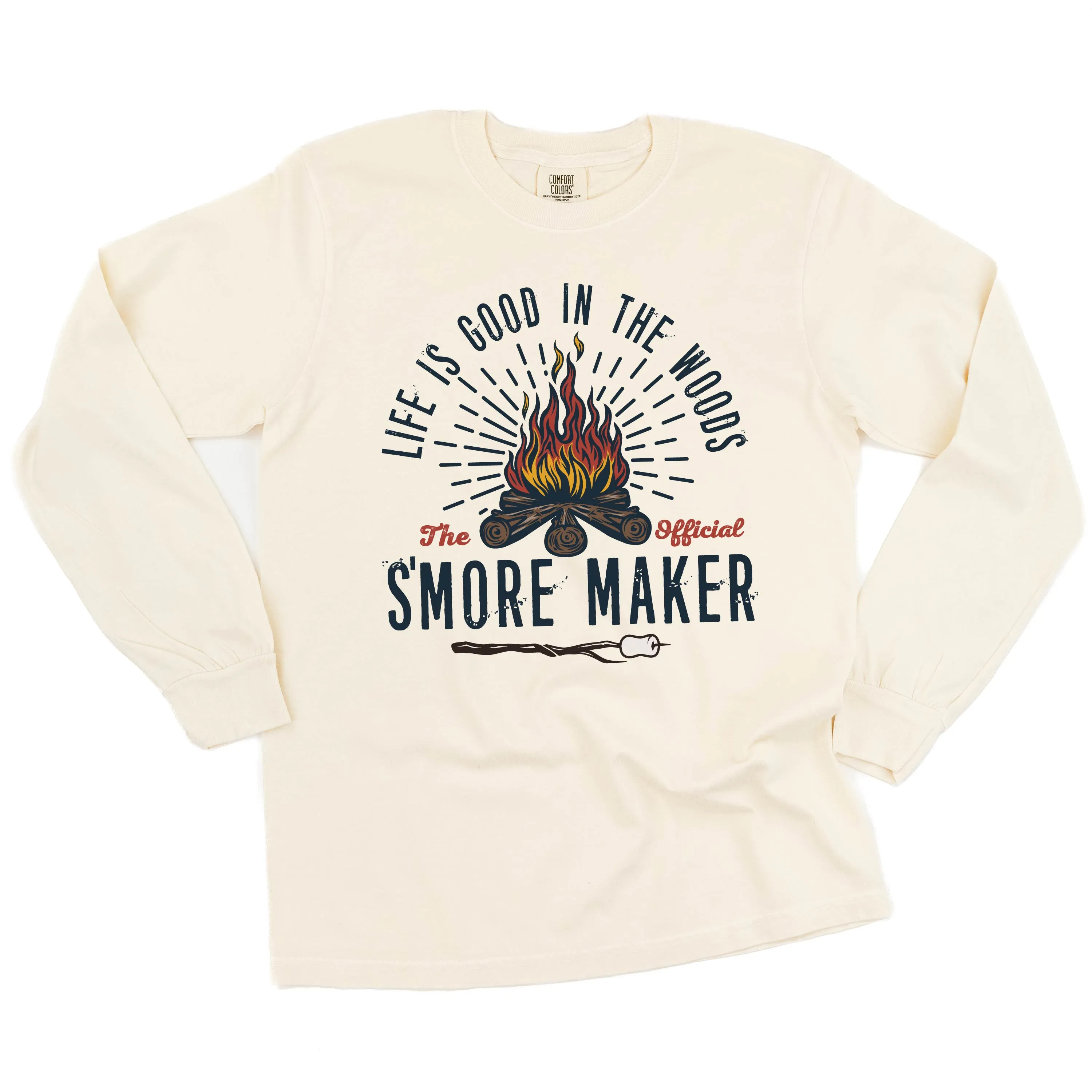 S'Mores Maker - LONG SLEEVE COMFORT COLORS TEE