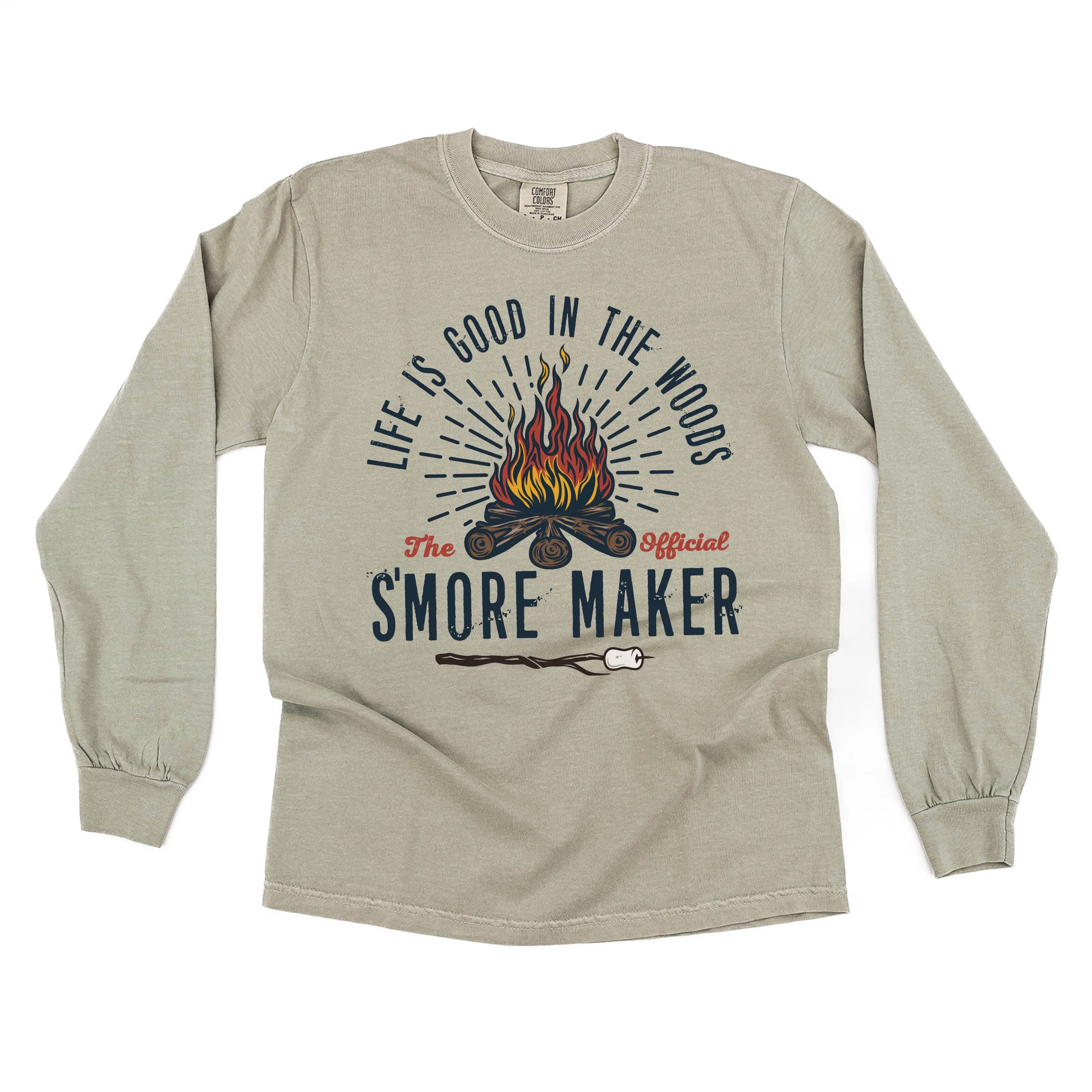 S'Mores Maker - LONG SLEEVE COMFORT COLORS TEE