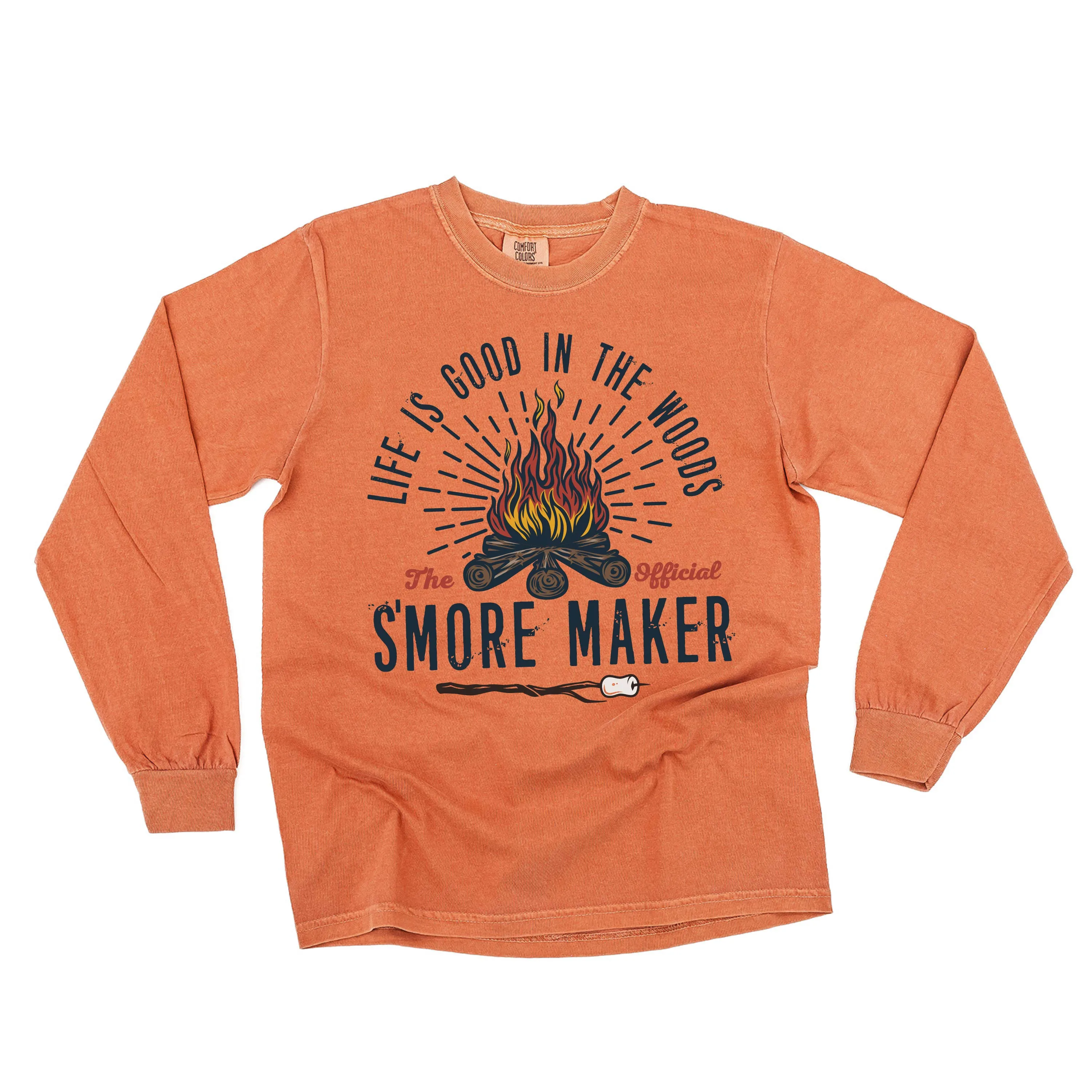 S'Mores Maker - LONG SLEEVE COMFORT COLORS TEE