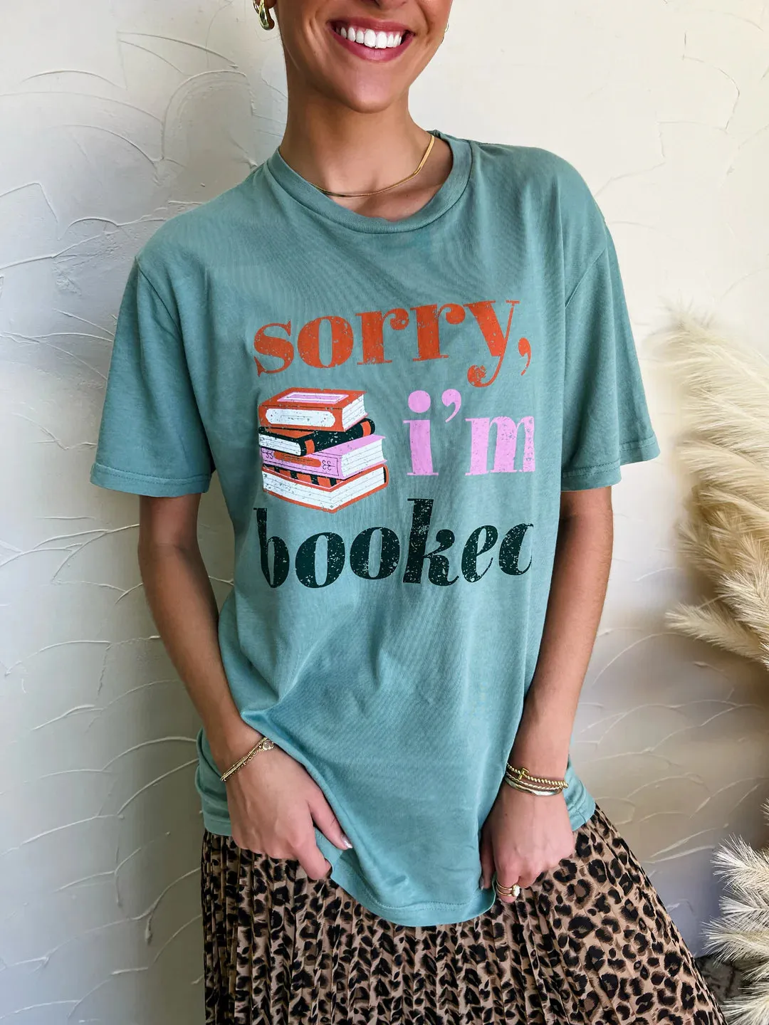 Sorry I’m booked graphic tee