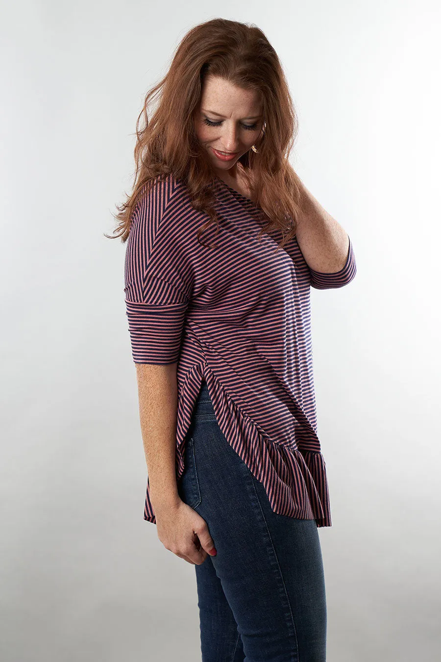 Straight & Narrow Striped Top