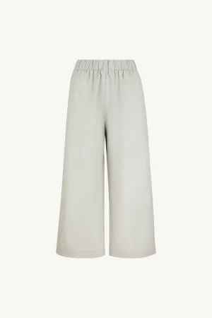 Straight Leg Slacks -- Brushed Organic Cotton