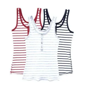Striped Henley Tank