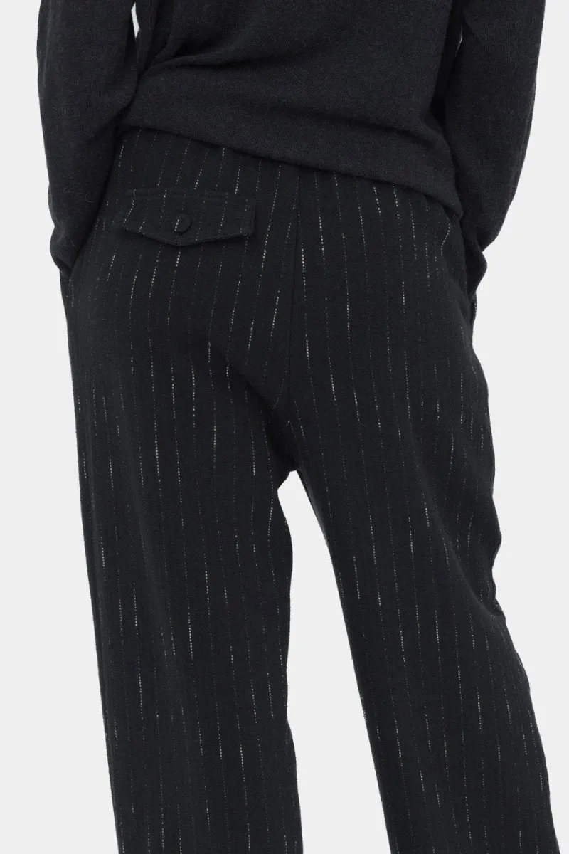 Striped Pleated Slacks Pant