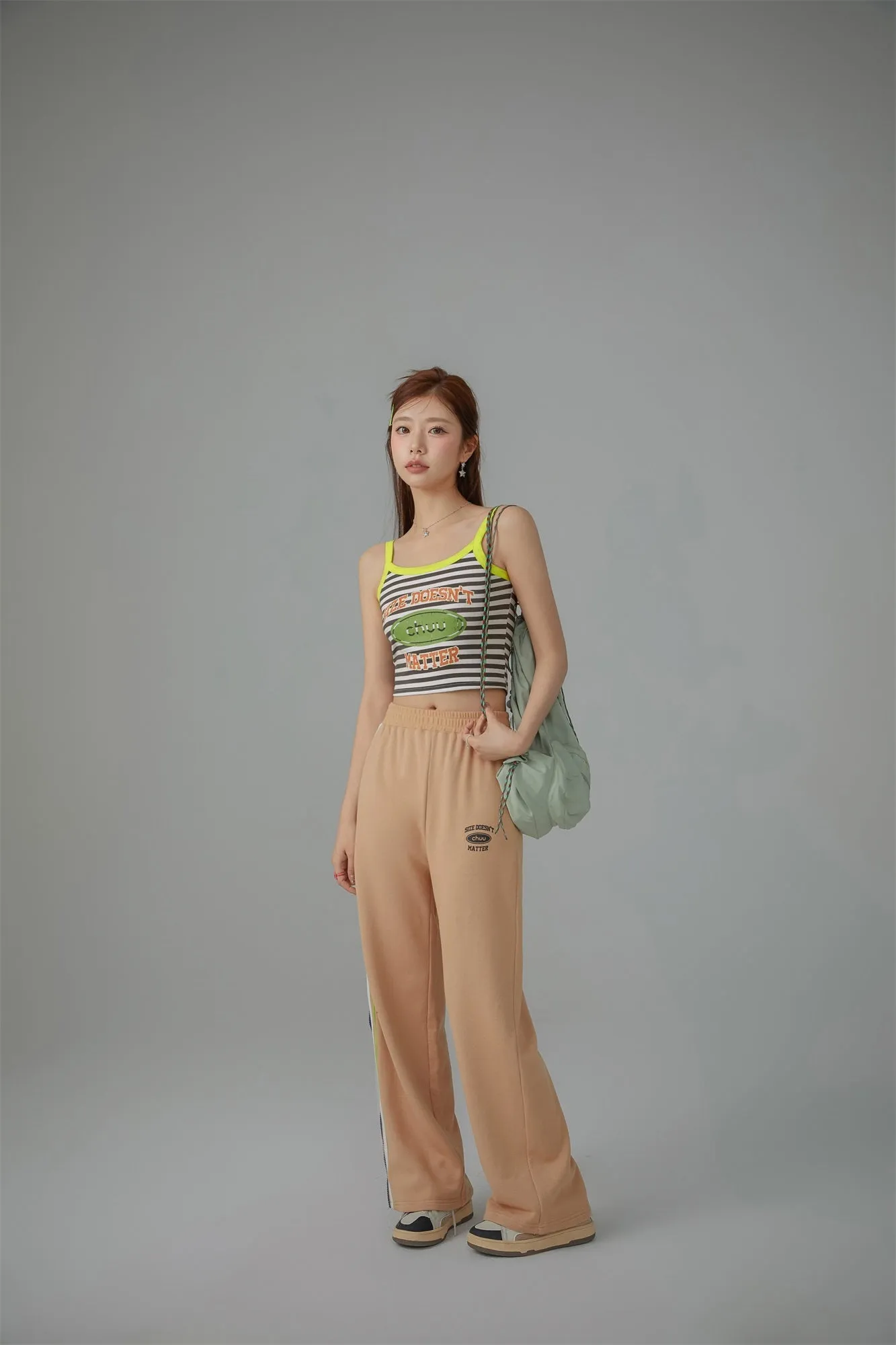 Striped Sleeveless Crop Top