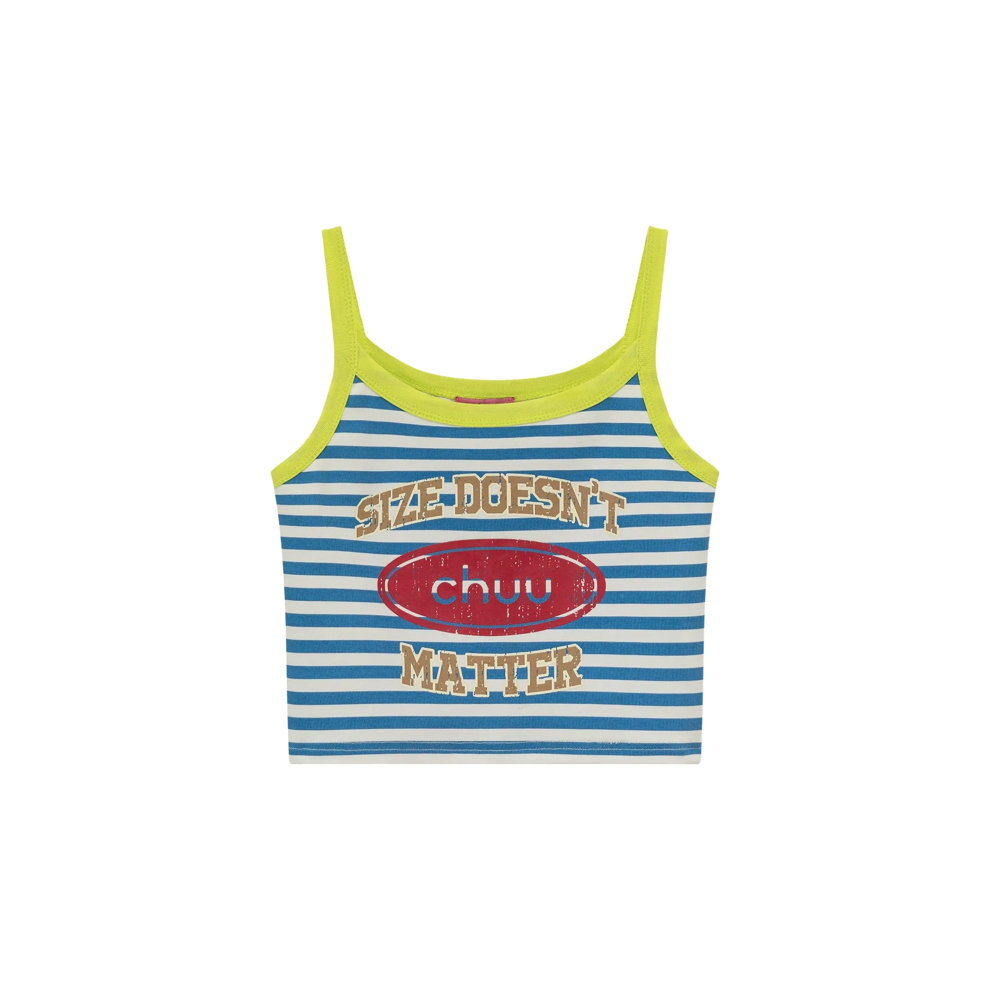 Striped Sleeveless Crop Top