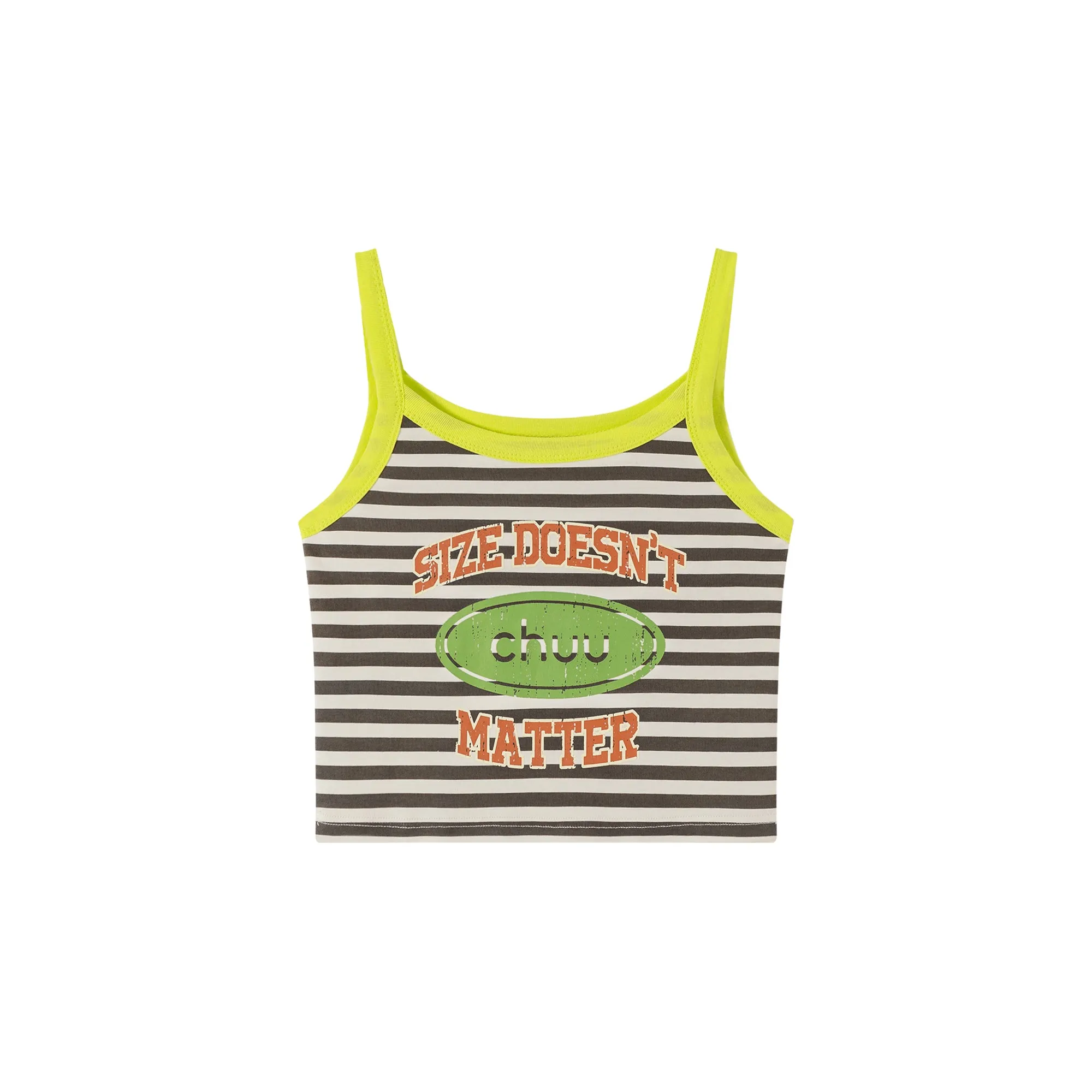 Striped Sleeveless Crop Top